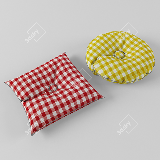 Title (English): Head Pillow 3D model image 3