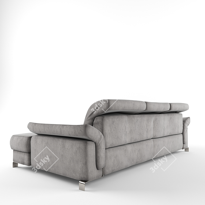 ROM Gray: Adjustable Headrests 3D model image 2
