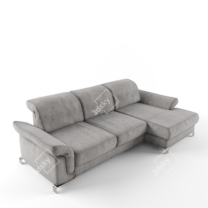ROM Gray: Adjustable Headrests 3D model image 3