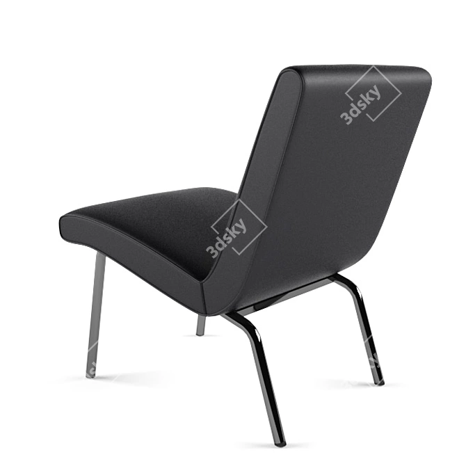 Elegant Vostra Chair by Walter Knoll 3D model image 2