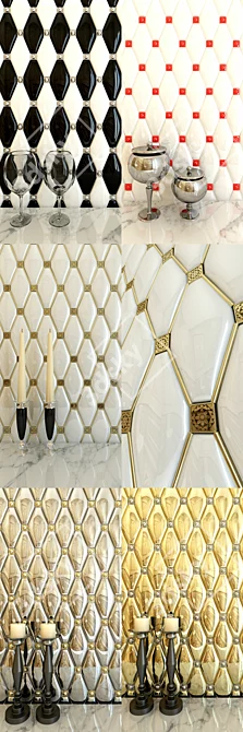 Adex Rombos Tile Series - 9 Varieties 3D model image 1