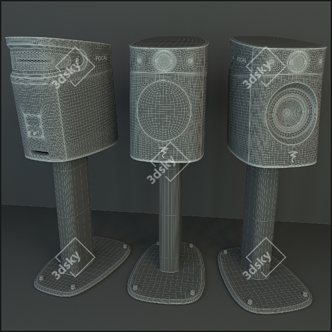 Focal Sopra №1 Floorstanding Speaker 3D model image 3