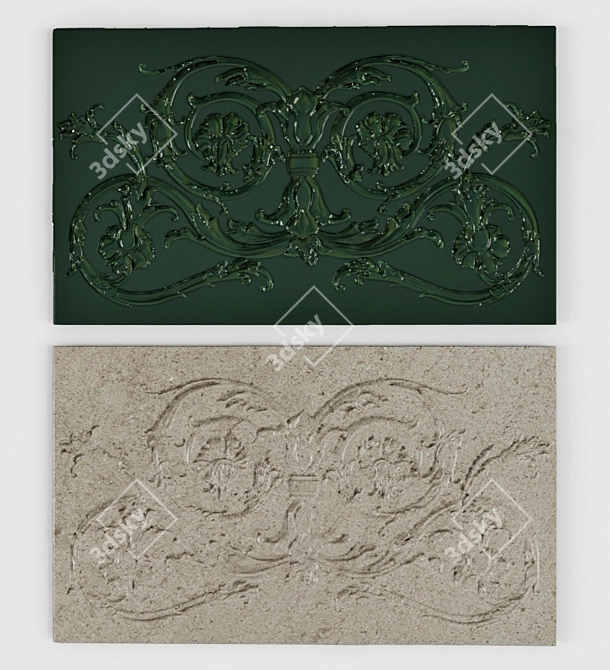 Dimensional Beauty Bas-Relief 3D model image 2