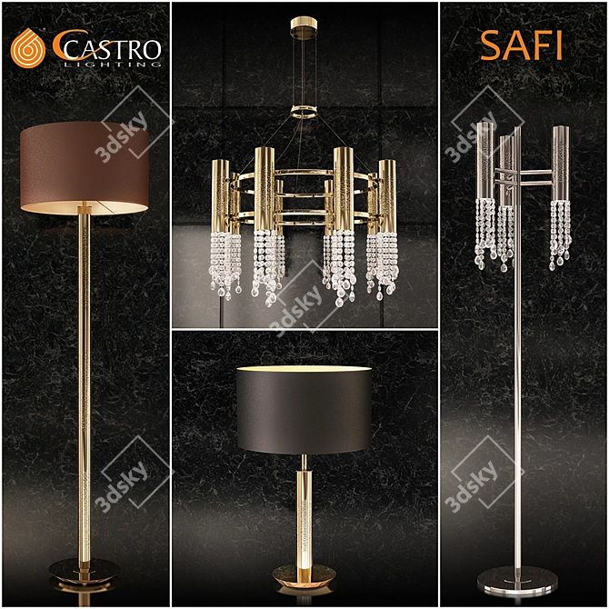 SAFI: Elegant Lighting Collection 3D model image 1