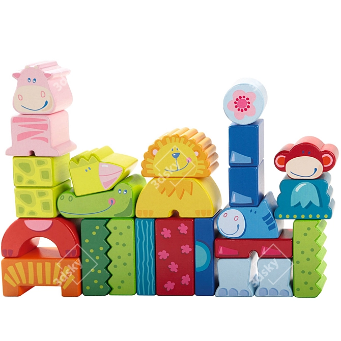 Title: Thematic Haba Toy Cubes 3D model image 2