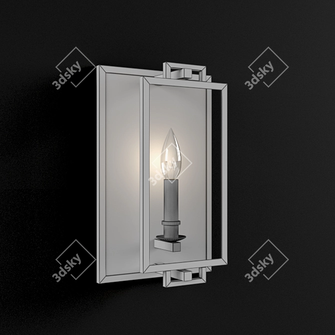 Modern Backer PH204 Wall Sconce 3D model image 2