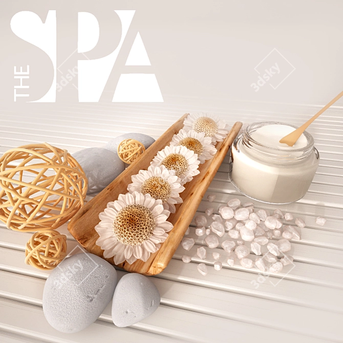 Relaxation Haven: Decor SPA 3D model image 1
