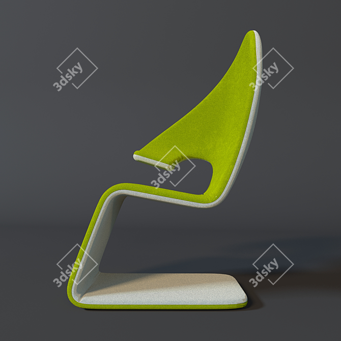 Aleaf Relax Chair by Michele Franzina 3D model image 2