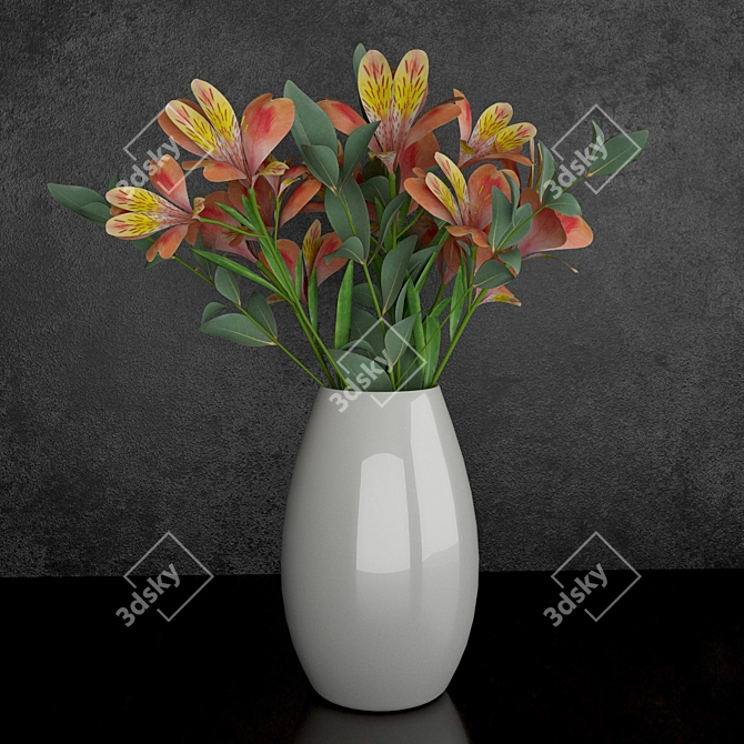 Eternal Blooms: Alstroemeria 3D model image 1