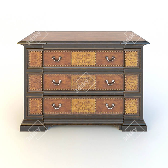 Giovanni Visentin C12 C13 Komod & Tumba 3D model image 2