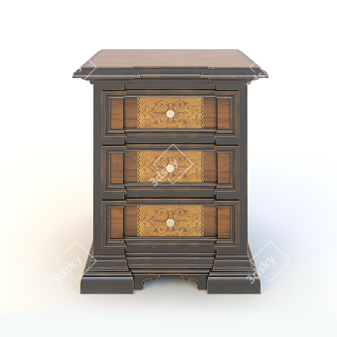 Giovanni Visentin C12 C13 Komod & Tumba 3D model image 3