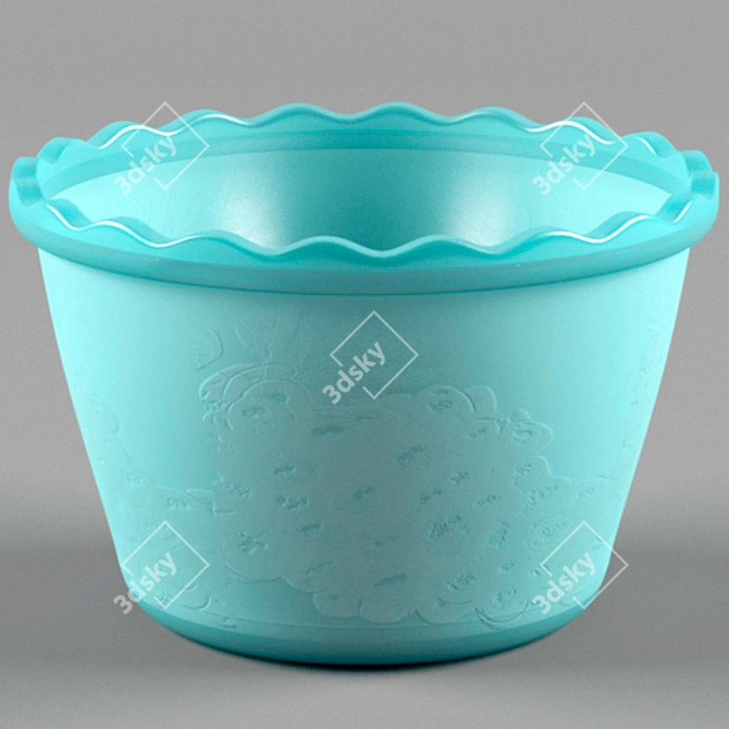 Versatile Plastic Bowl 3D model image 1