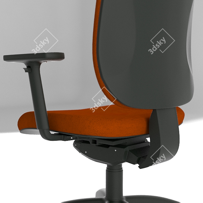 Elegant Milani CUBOX Chair 3D model image 3