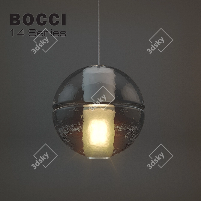 Bocci 14.26: Exquisite Floating Glass Sphere Lighting 3D model image 2