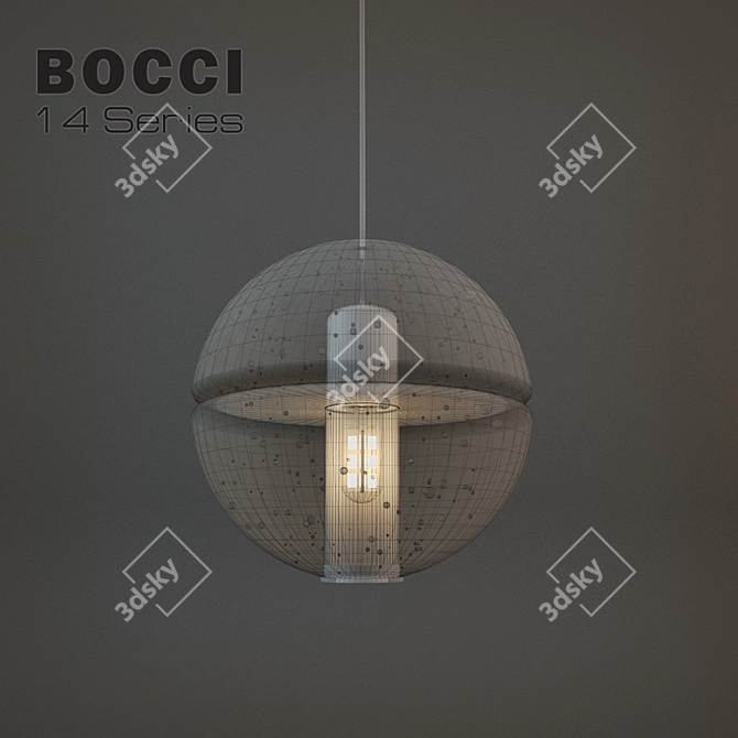 Bocci 14.26: Exquisite Floating Glass Sphere Lighting 3D model image 3