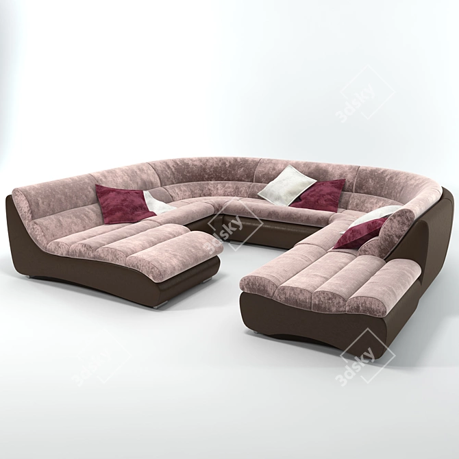 Lunar Sofa 3D model image 1