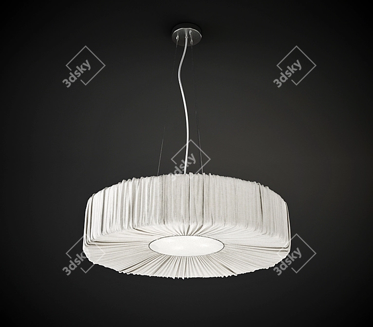 Vintage-inspired Chandelier Ernest 3D model image 1