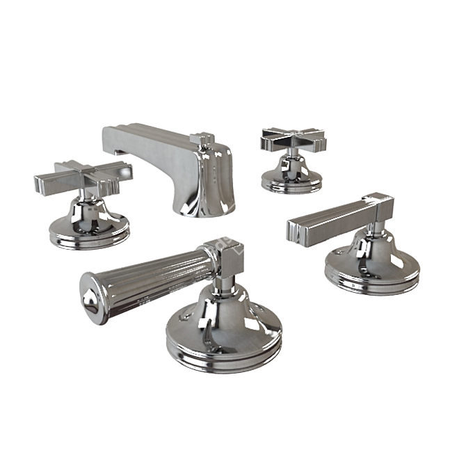 Waterworks Boulevard: Stylish Faucet 3D model image 2