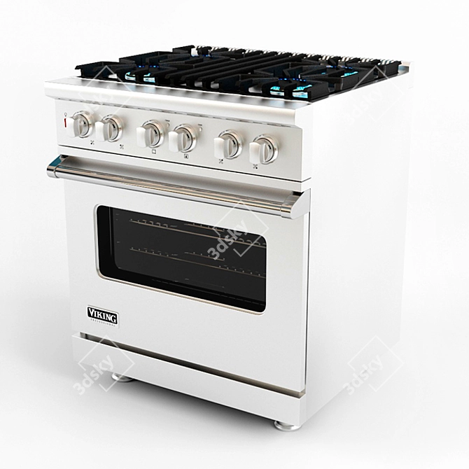 Viking 30-5 VGCC Gas Range 3D model image 1