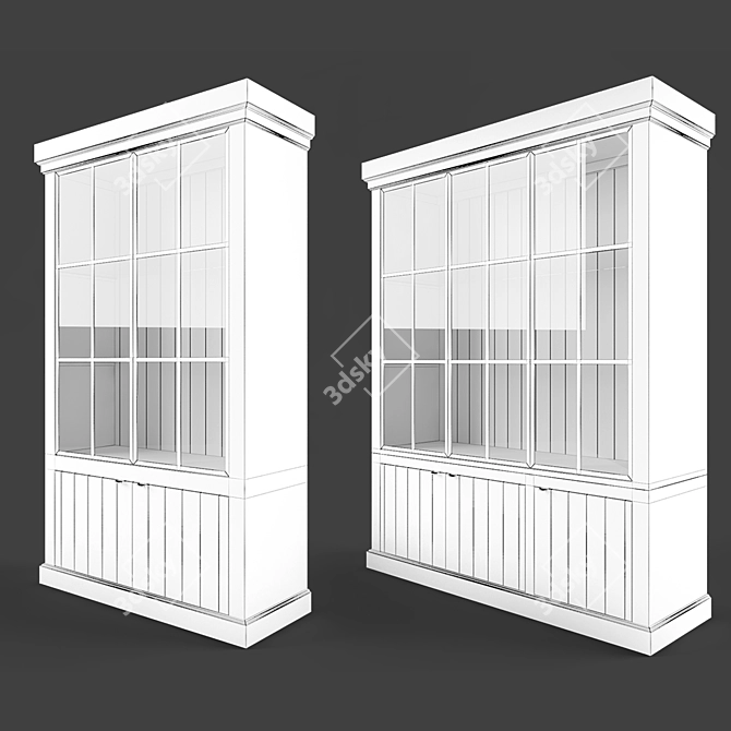 Flamant Library Iron Jason II 3D model image 2