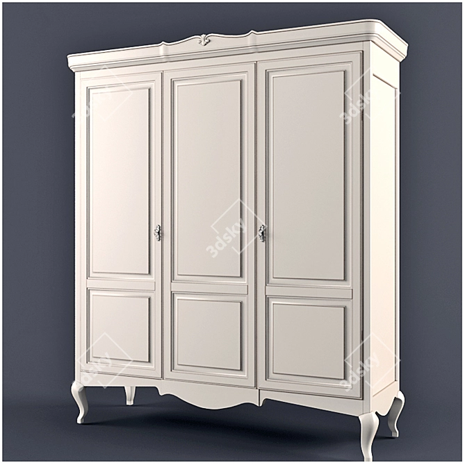 Italian Design: Memorie Veneziane 2217 C Wardrobe from Giorgiocasa 3D model image 1