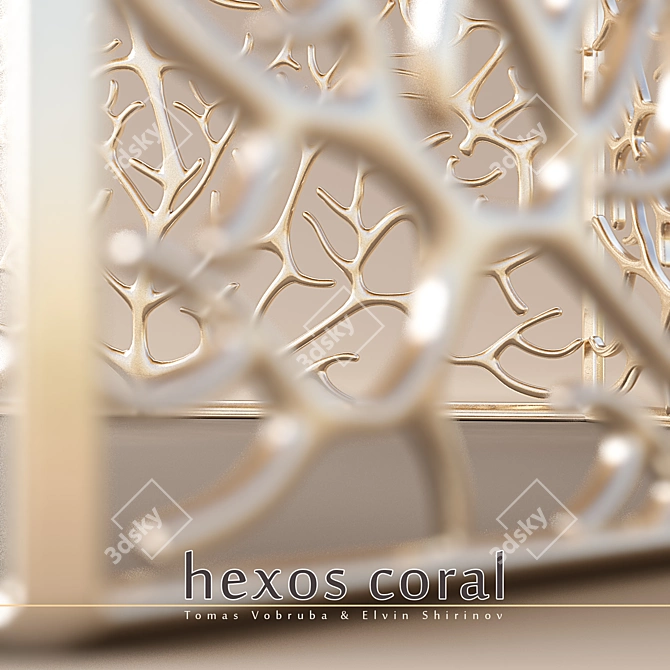 Hexos Coral Coffee Table 3D model image 3