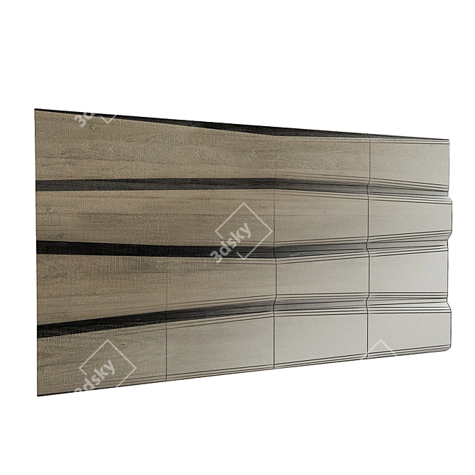 Flandes Beige Wall Tile - 310x1250mm 3D model image 2