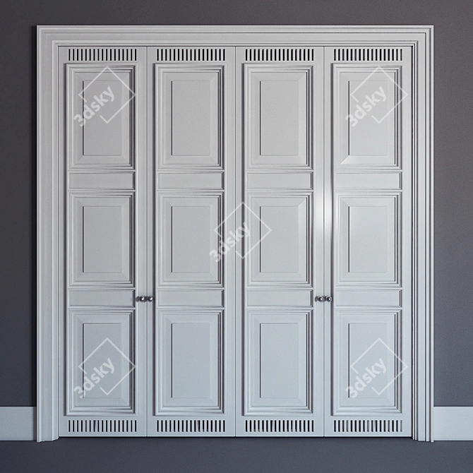 MaxFit Built-in Closet 3D model image 1