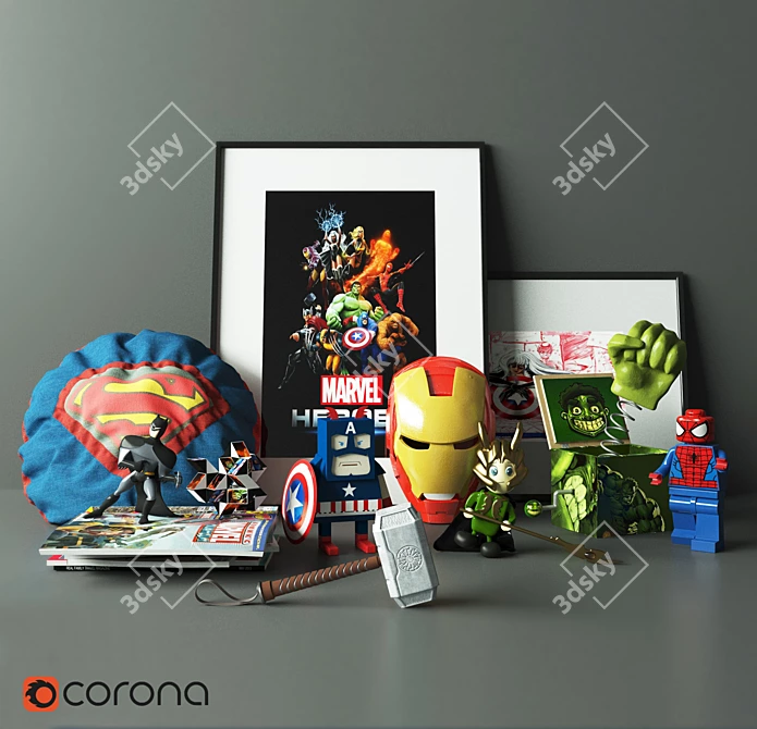 MARVEL Heroes Volume 1 3D model image 1