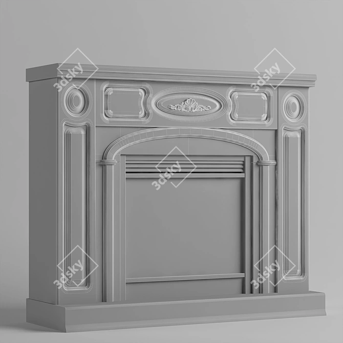 Elegant Fire Charm: Dimplex Florance 3D model image 2