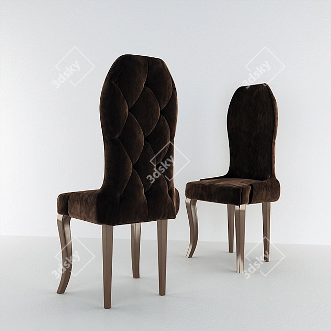 Title: Elegant Classic Chair 3D model image 1