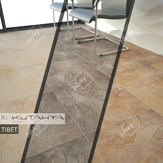 TIBET Collection: Beautiful and Durable Ceramic Tiles 3D model image 2