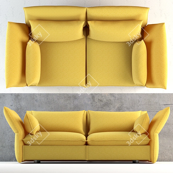 Mariposa Sofa: Stylish Comfort for Your Home 3D model image 2