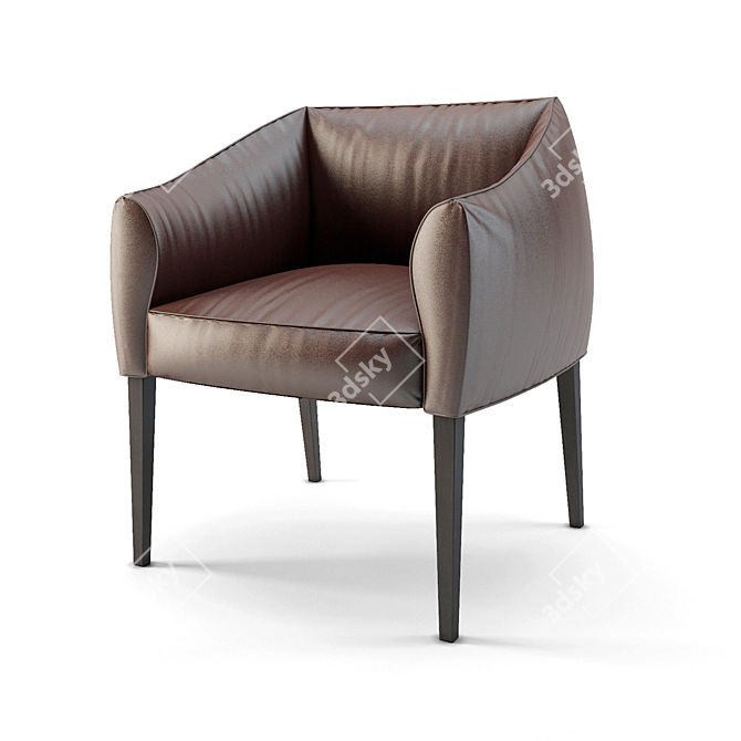 Elegant Marilyn Sofa by Durlet 3D model image 2