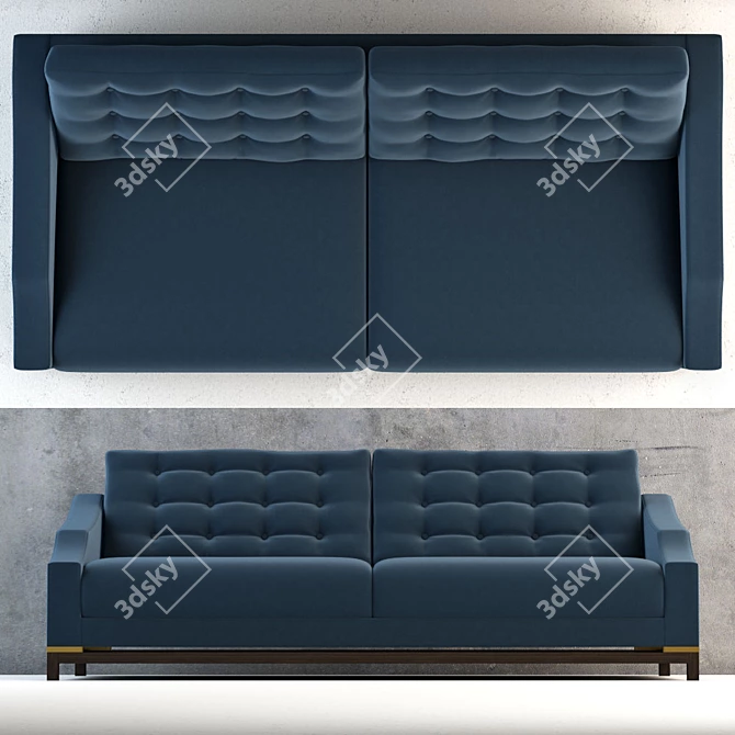 Elegant Malva Sofa: Perfect Blend of Comfort and Style 3D model image 2