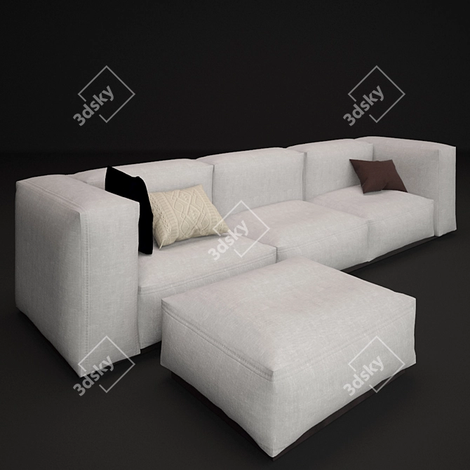 Modern Sofa 3D model image 1