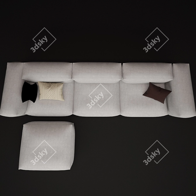 Modern Sofa 3D model image 2