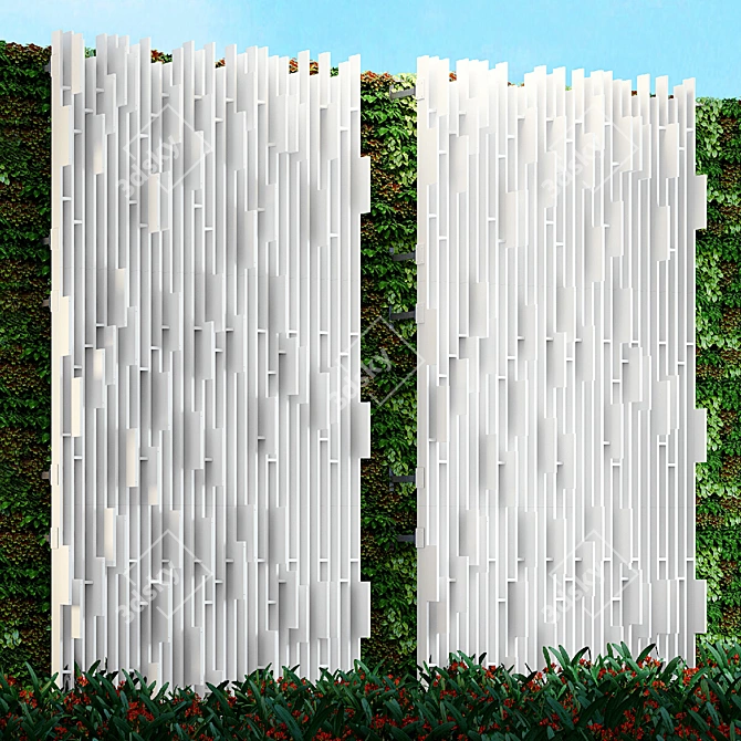 High-Tech Front Panels and Fence 3D model image 2