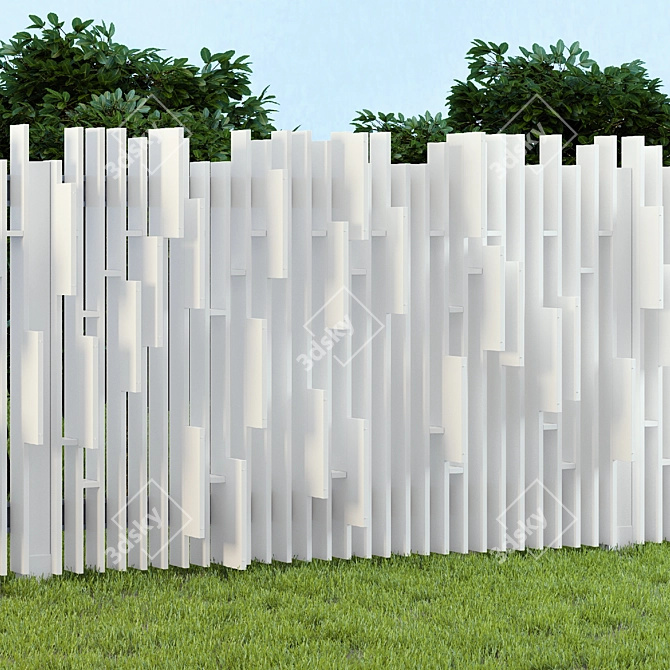 High-Tech Front Panels and Fence 3D model image 3