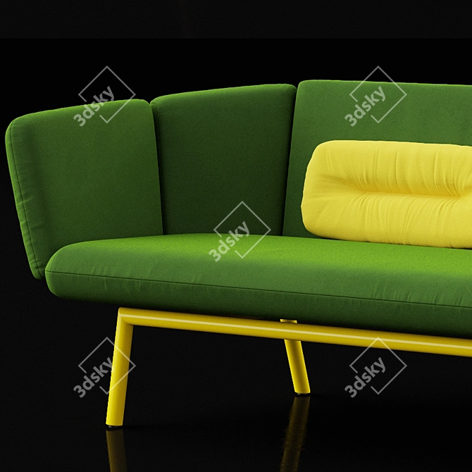 Bras Sofa Set: Elegant and Versatile 3D model image 2