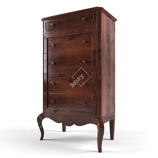 FRATELLI BARRI Chest of Drawers 3D model image 1