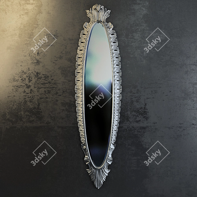 Elegant Belloni Mirror: Sleek Design 3D model image 1