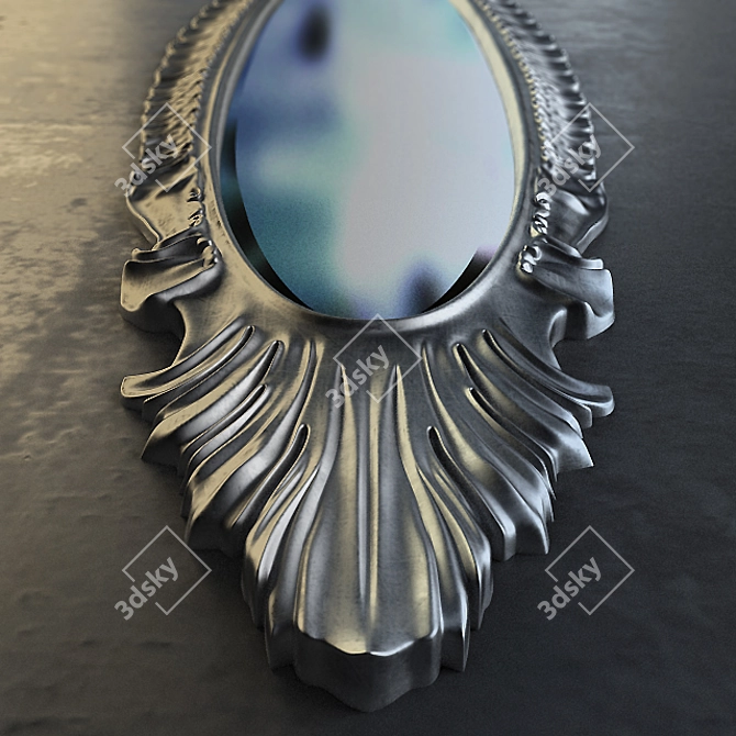 Elegant Belloni Mirror: Sleek Design 3D model image 3