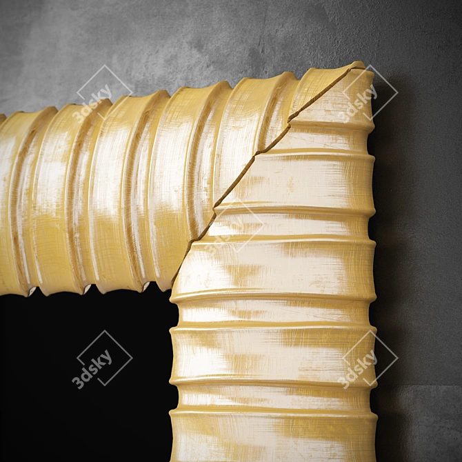 Spanish Baguette Art Mirror - TL1151-3452 3D model image 3