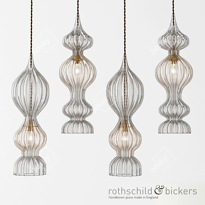 Rothschild & Bickers Pendant Lights 3D model image 1