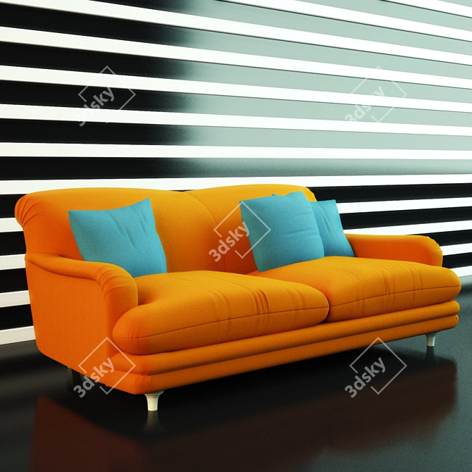 Comfy Cloud Sofa 3D model image 1