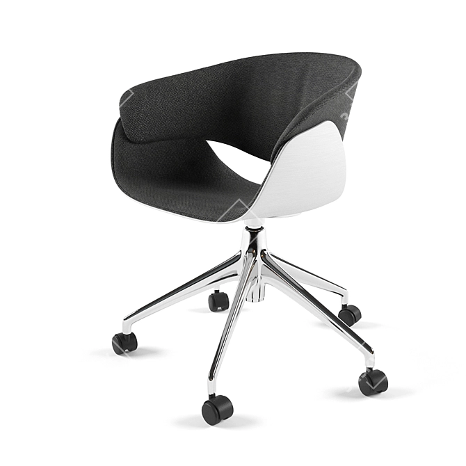 Elegant Compact Chair for Conference & Relaxation 3D model image 1