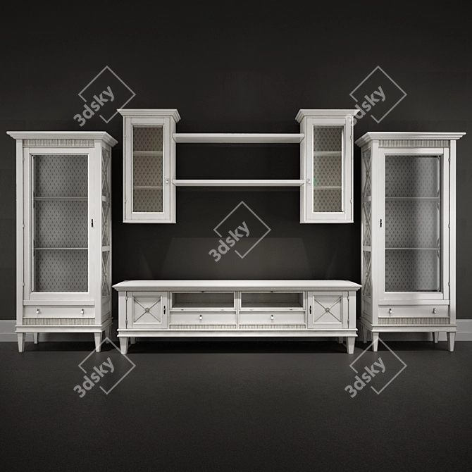 Tosato Living Room Furniture Set 3D model image 1