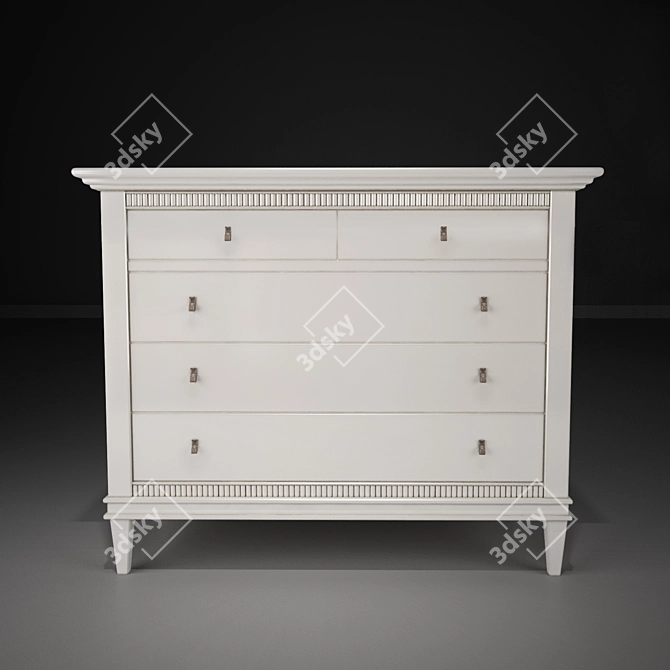 Elegant Tosato Dresser 3D model image 1