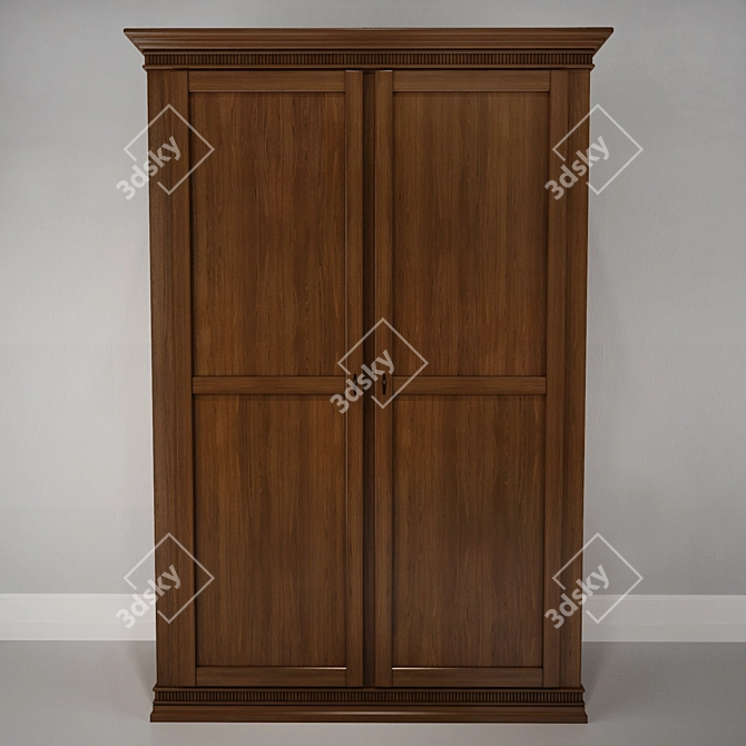 Elegant Tosato Wardrobe (Desideri) 3D model image 2